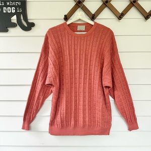 BOGNER Muted Orange Cotton Sweater